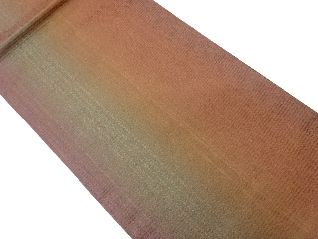 JAPANESE FUKURO OBI / KIN-TOSHI / WOVEN ABSTRACT STRIPE